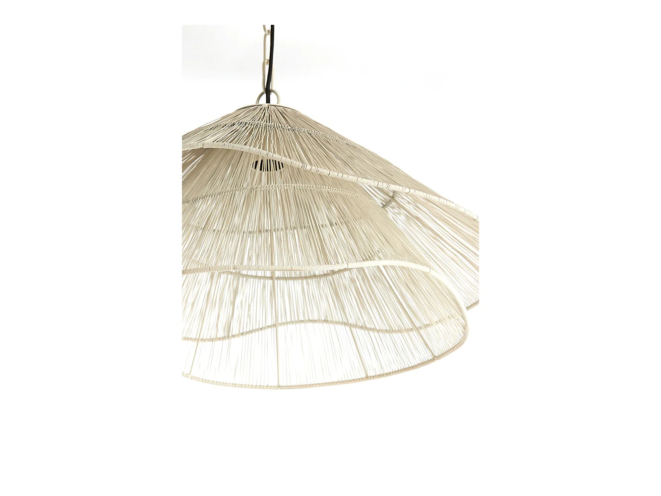 Suspension ALAMEDA - Ø56x31cm - Blanc