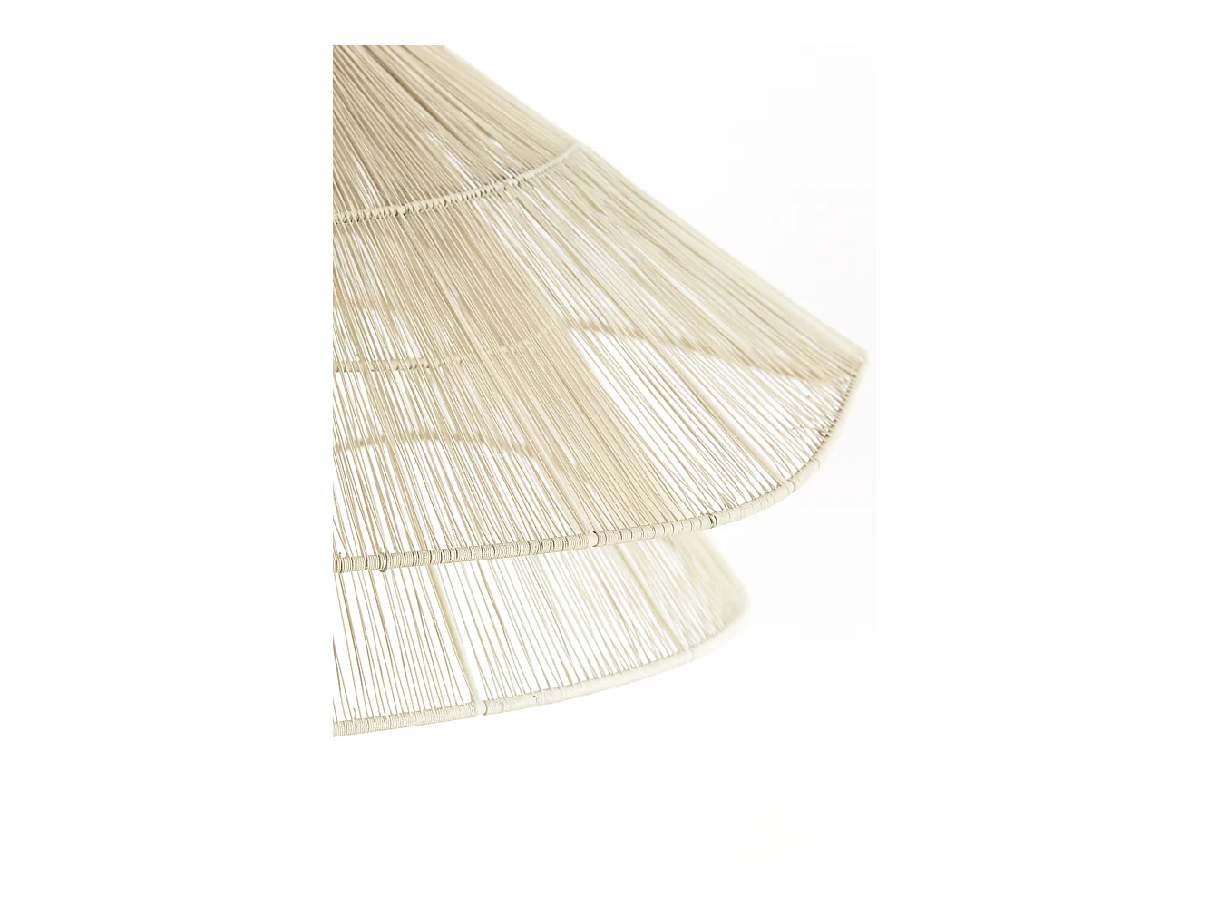 Suspension ALAMEDA - Ø56x31cm - Blanc