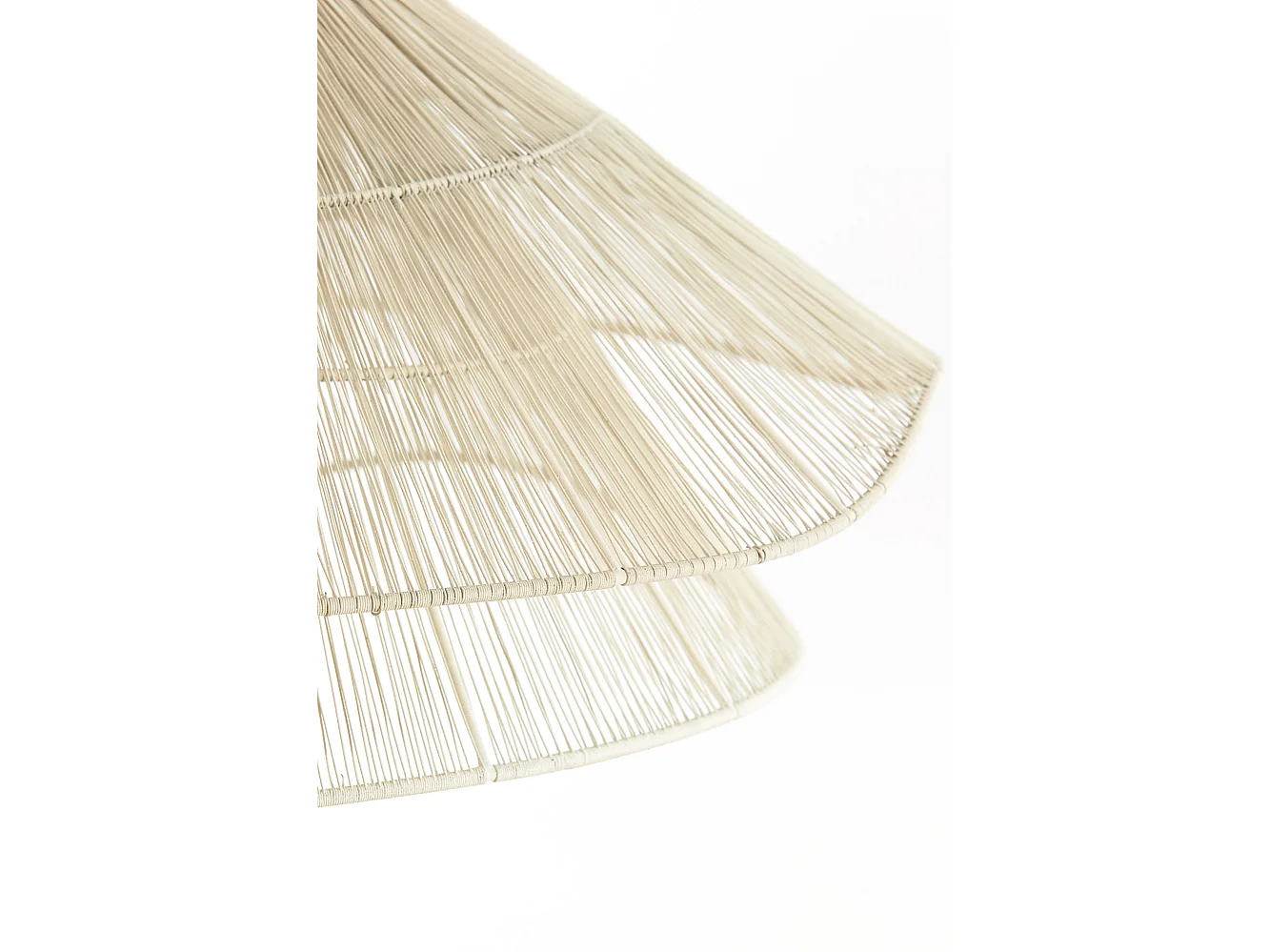 Suspension ALAMEDA - Ø56x31cm - Blanc