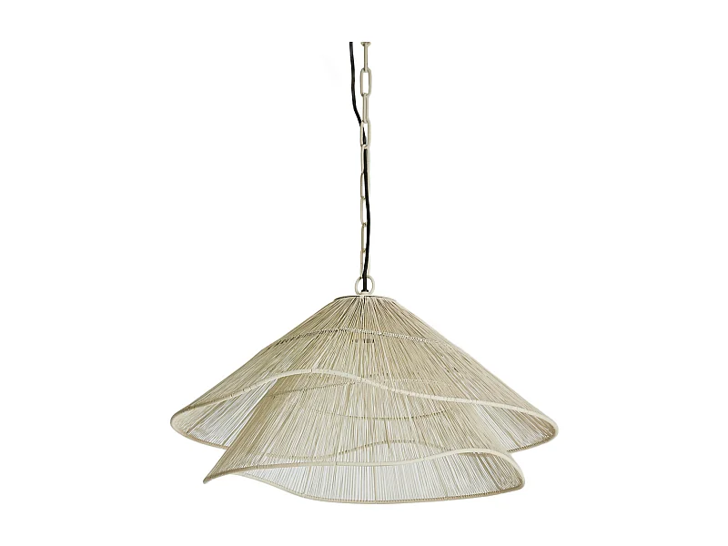 Suspension ALAMEDA - Ø56x31cm - Blanc