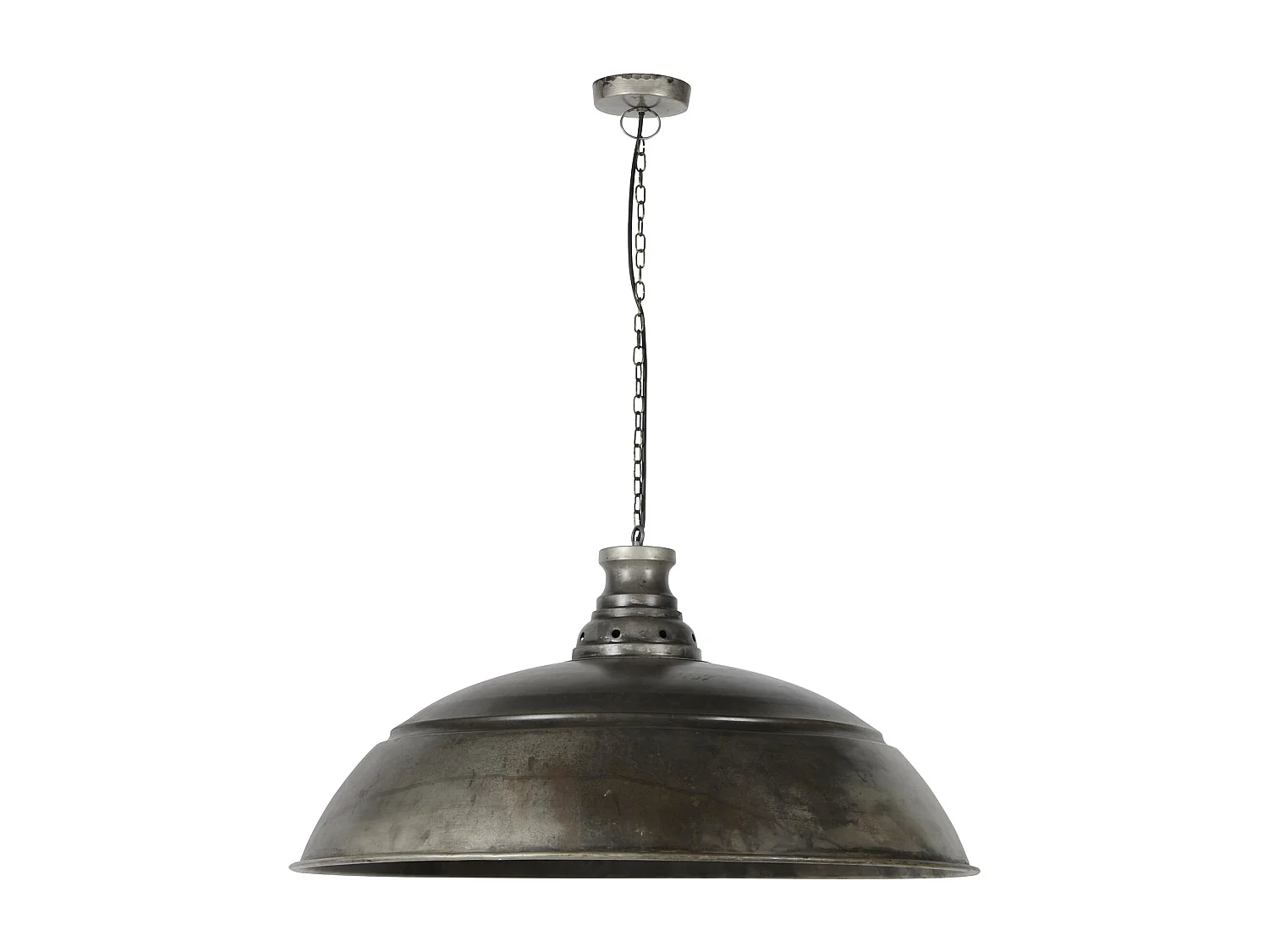 Suspension Industry - Lampe Ø80 - Gris