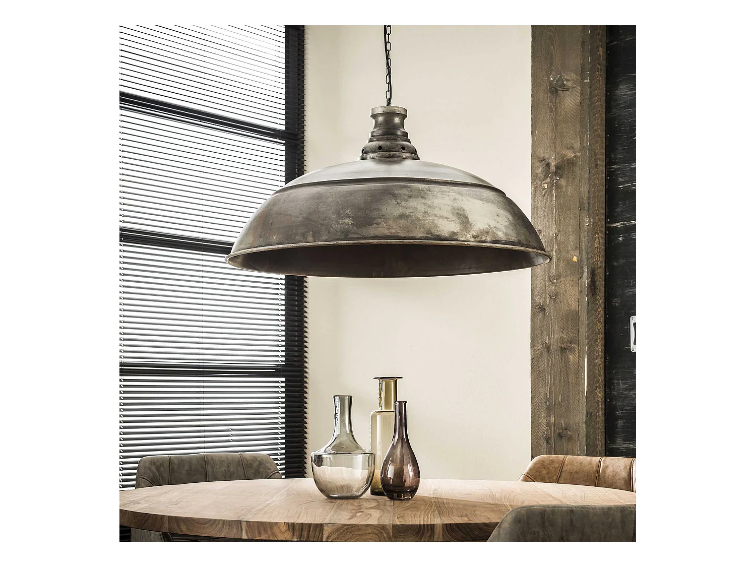 Hängelampe Industry - Ø80 Lampe - Grau