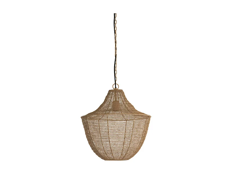 Hanglamp SHARIKA - Ø40x44cm - Bruin