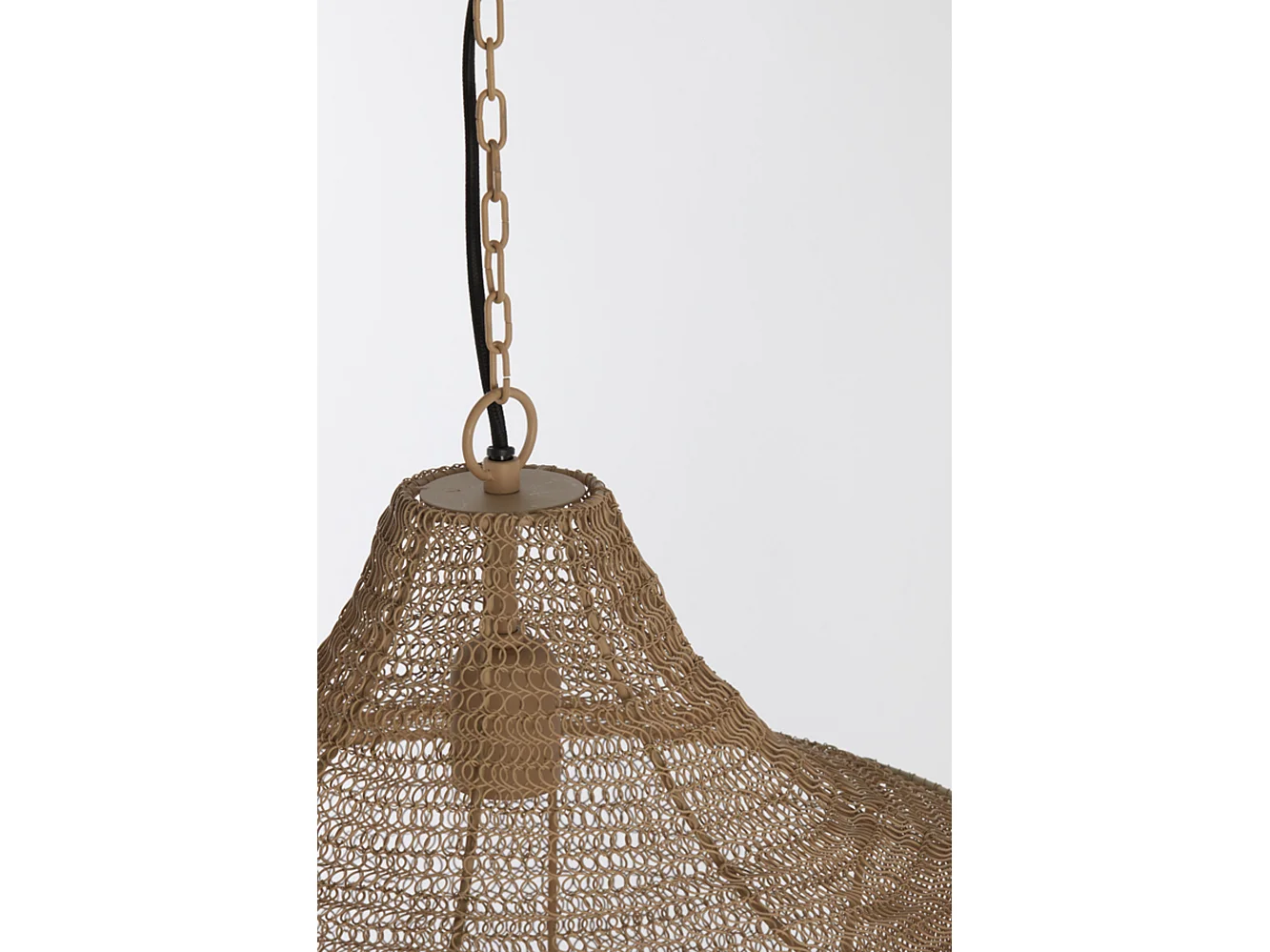 Hanglamp SHARIKA - Ø40x44cm - Bruin