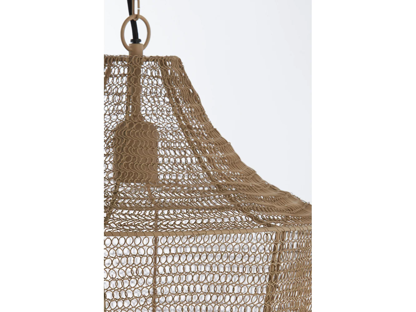 Hanglamp SHARIKA - Ø40x44cm - Bruin