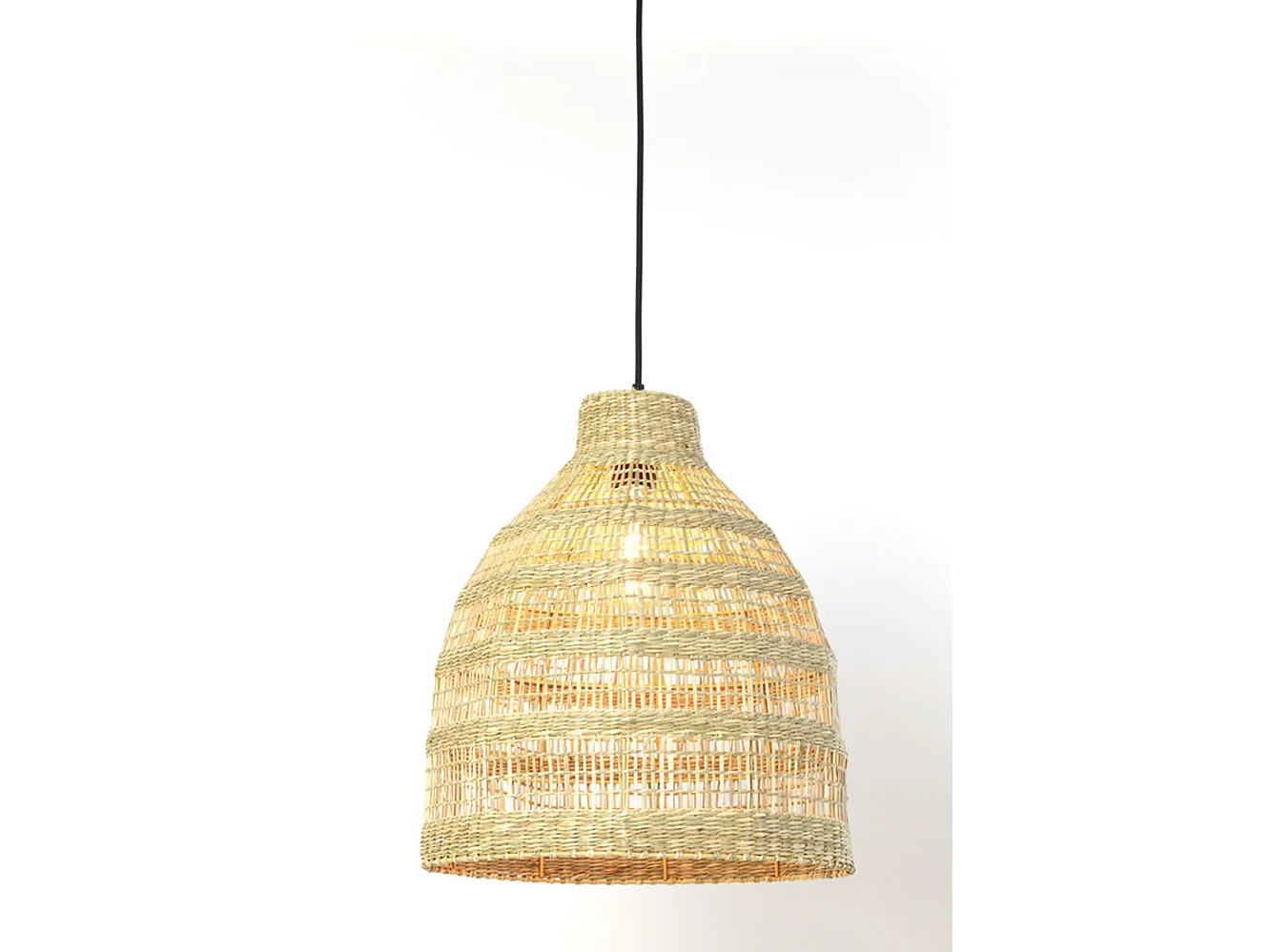 Suspension SAGAR - Ø38x43cm - Marron