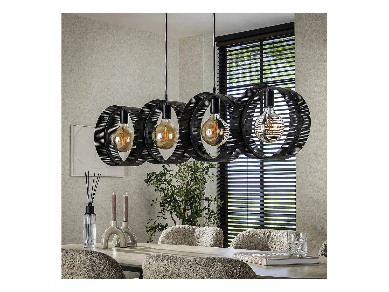 Suspension 4L Anneau Perforé - Anthracite