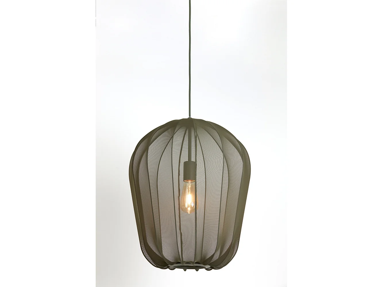 Suspension PLUMERIA - Ø42x50cm - Vert
