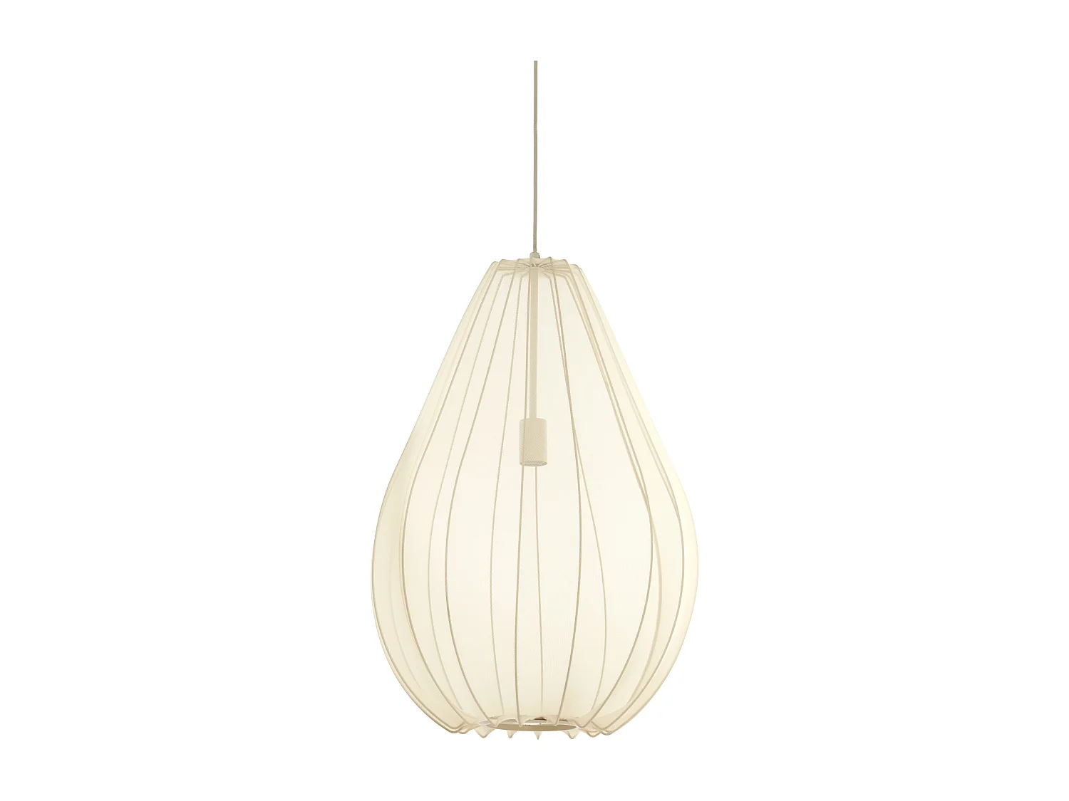 Lámpara colgante ITELA - Ø50x72cm - Marrón