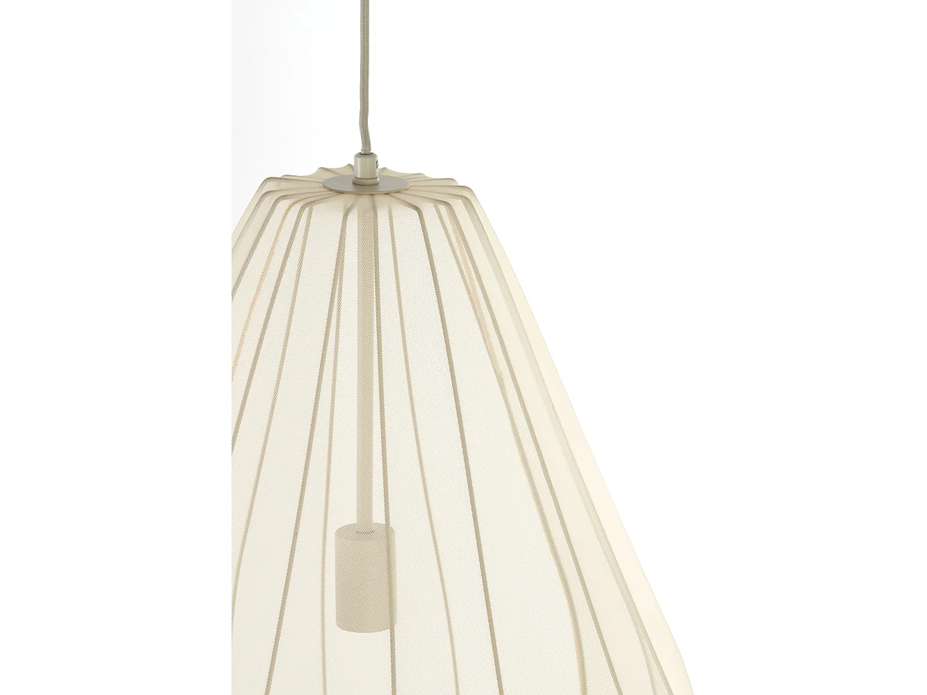 Lámpara colgante ITELA - Ø50x72cm - Marrón