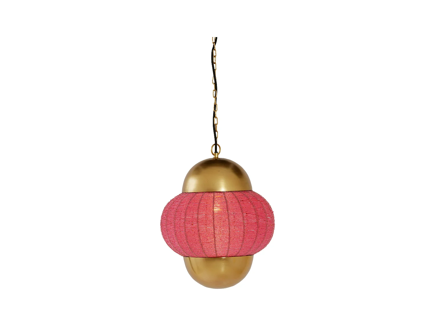 Lampe à suspension CETARA - Ø33x38cm - Rose