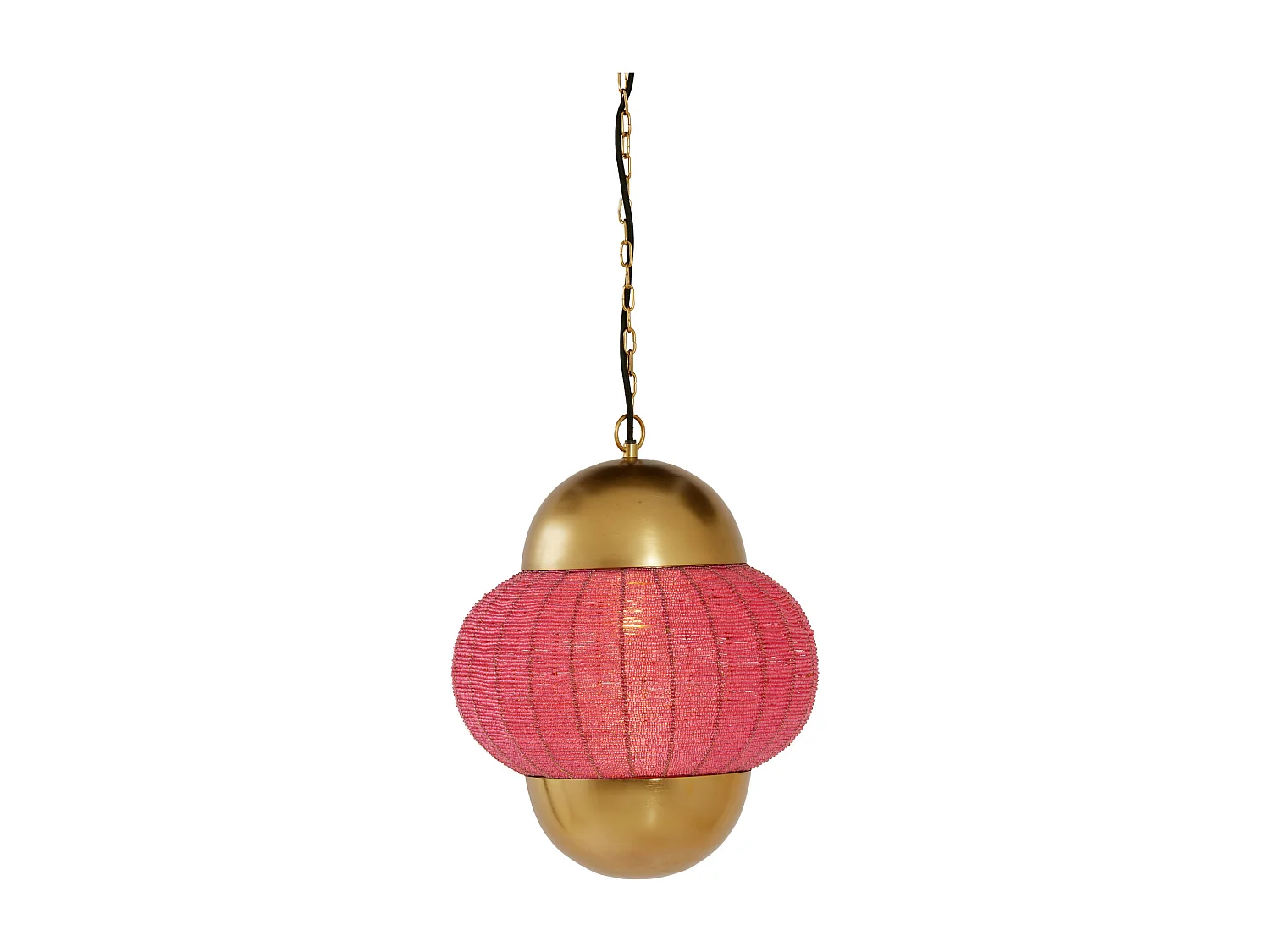 Lampe à suspension CETARA - Ø33x38cm - Rose