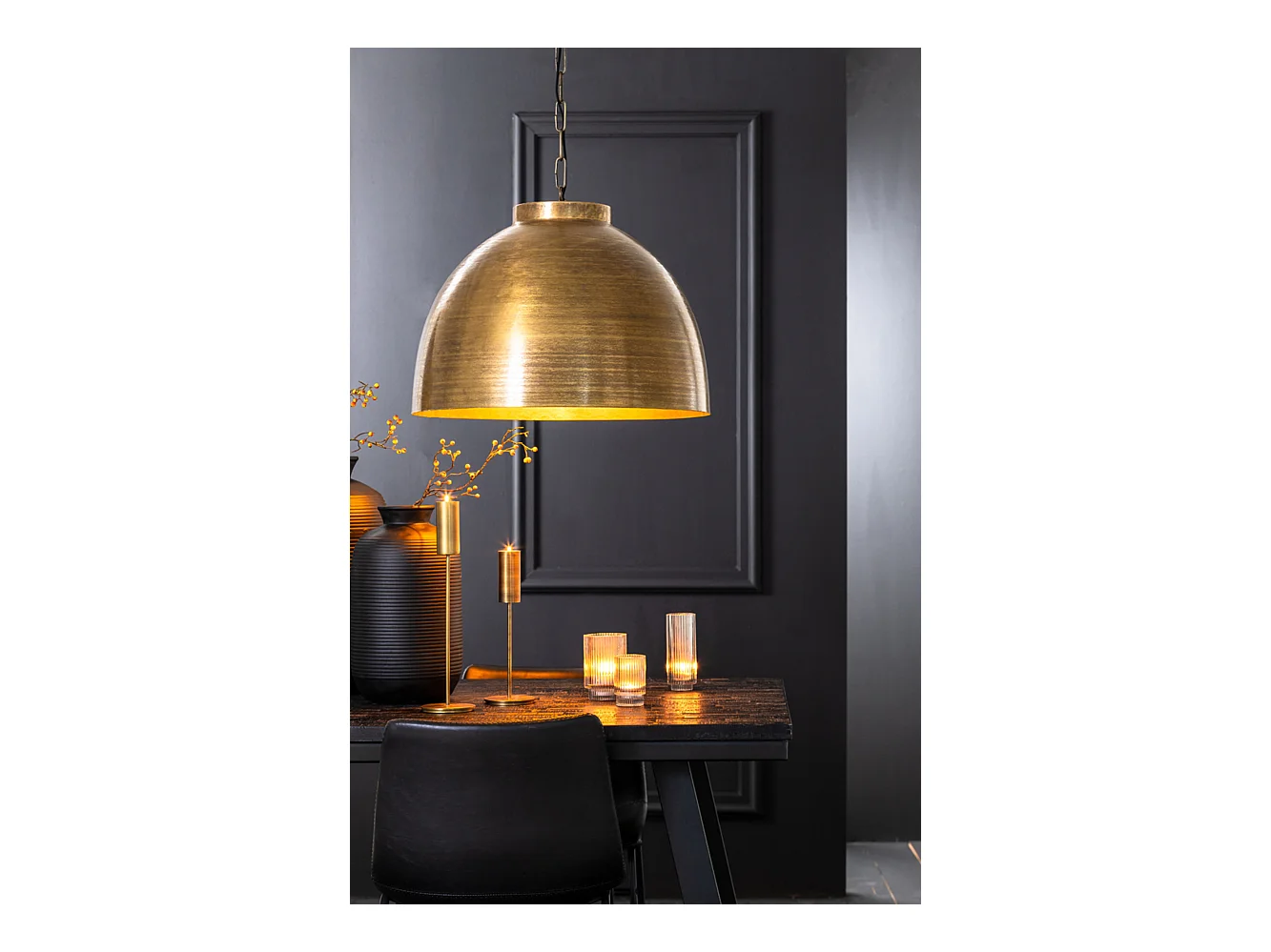 Hanglamp KYLIE - Ø60x46.5cm - Brons
