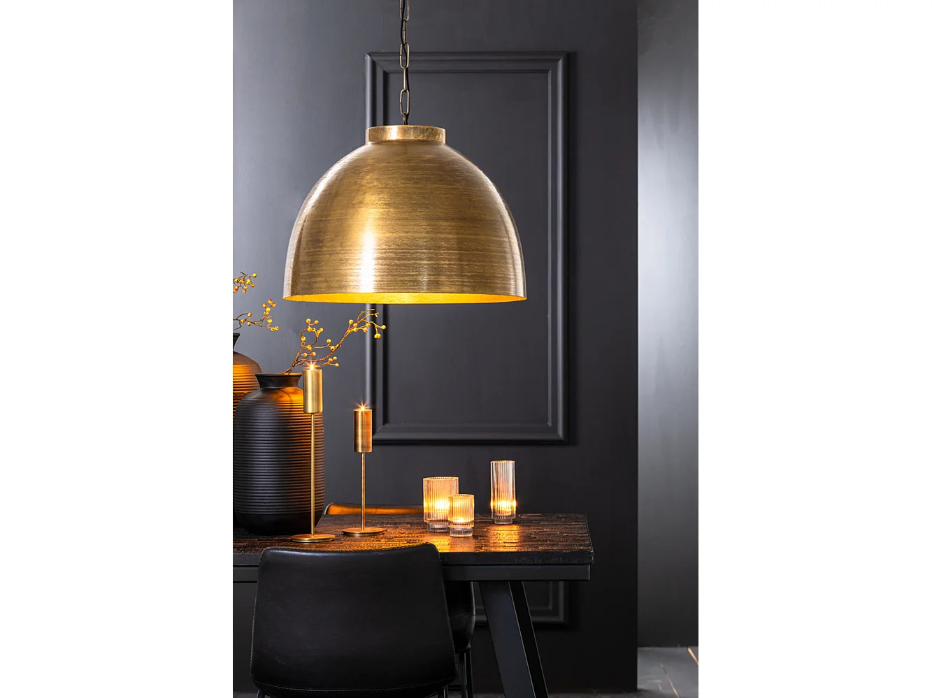 Suspension KYLIE - Ø60x46,5cm - Bronze