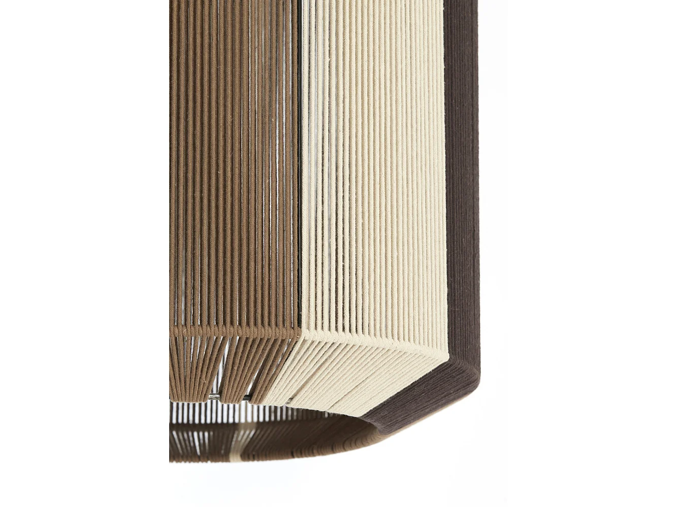 Suspension KOZANA - Ø48x55cm - Marron