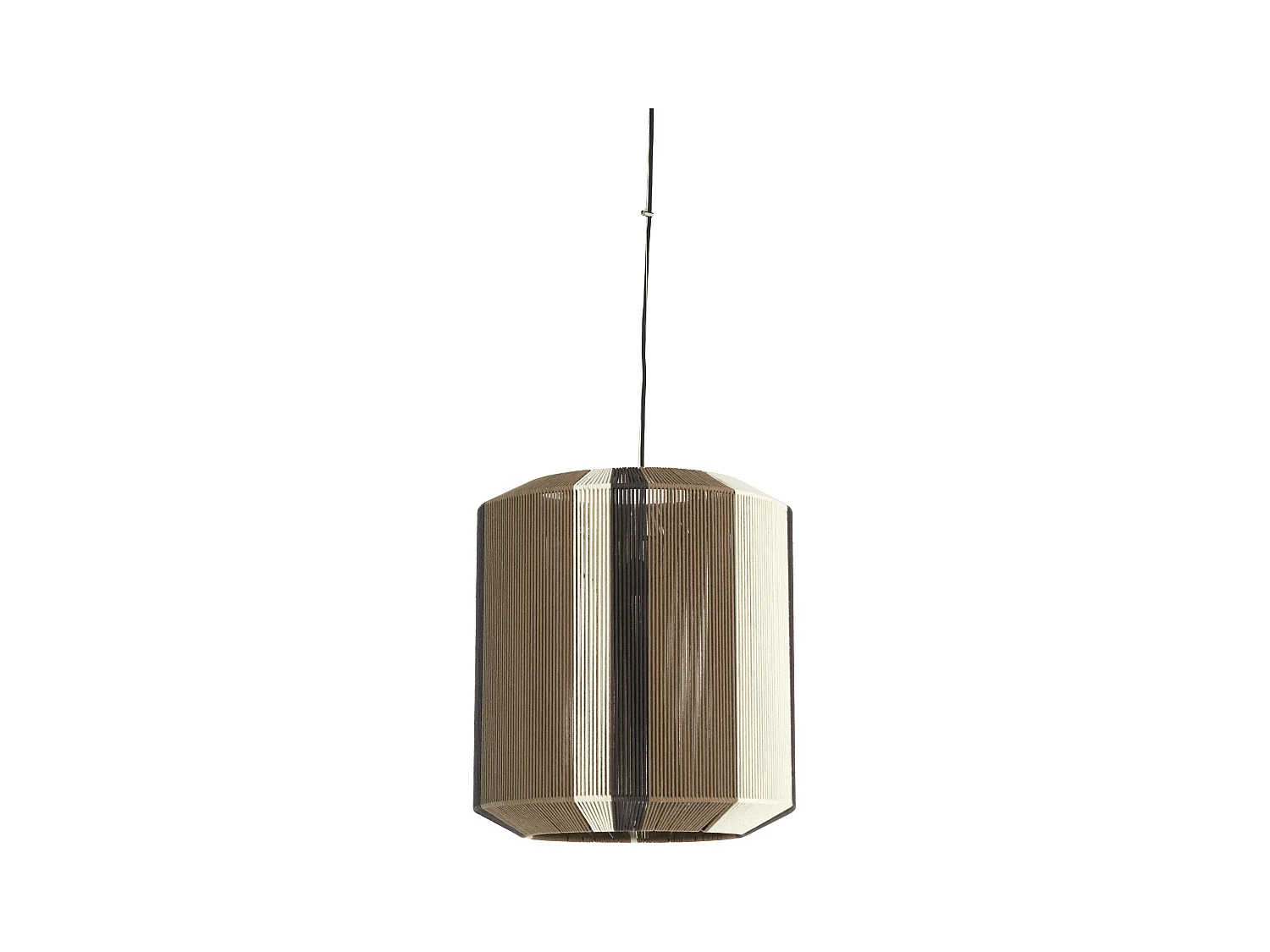 Suspension KOZANA - Ø48x55cm - Marron