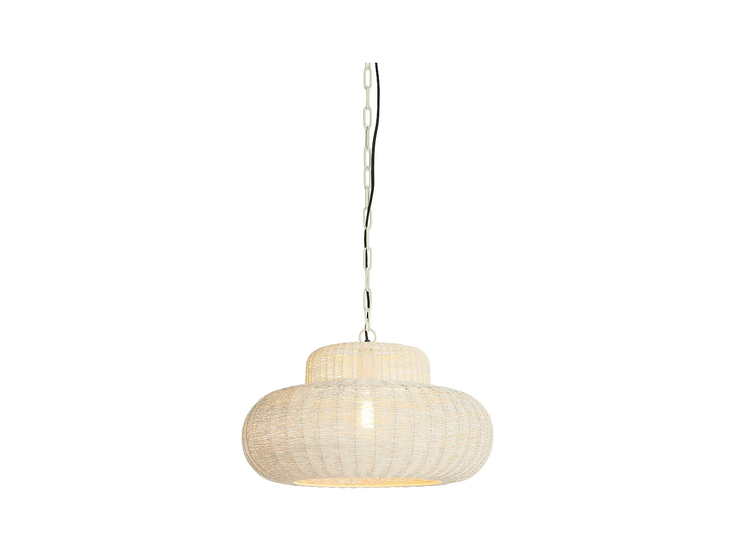 Suspension PIEDRA - Ø47x26cm - Blanc