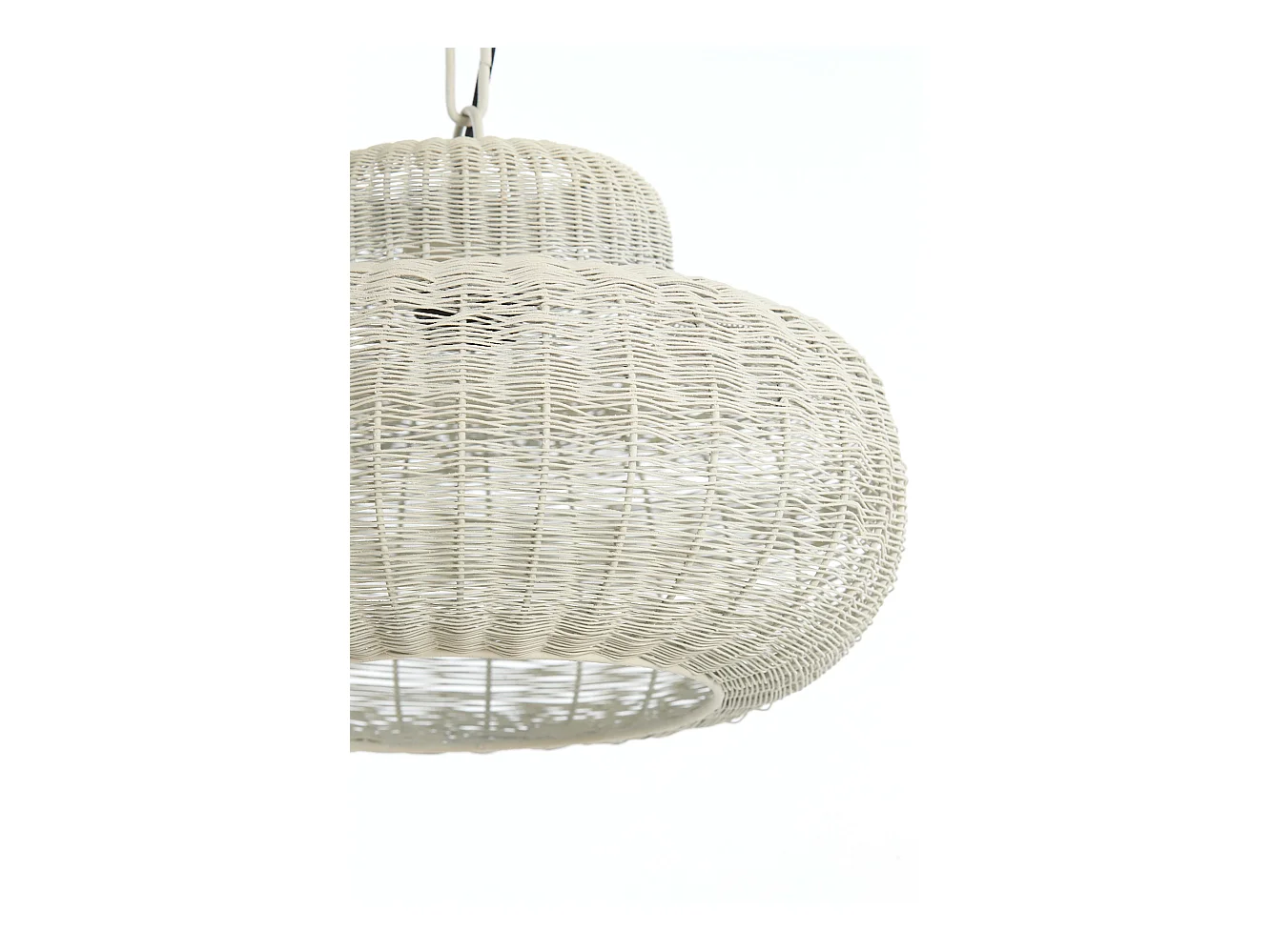 Suspension PIEDRA - Ø47x26cm - Blanc