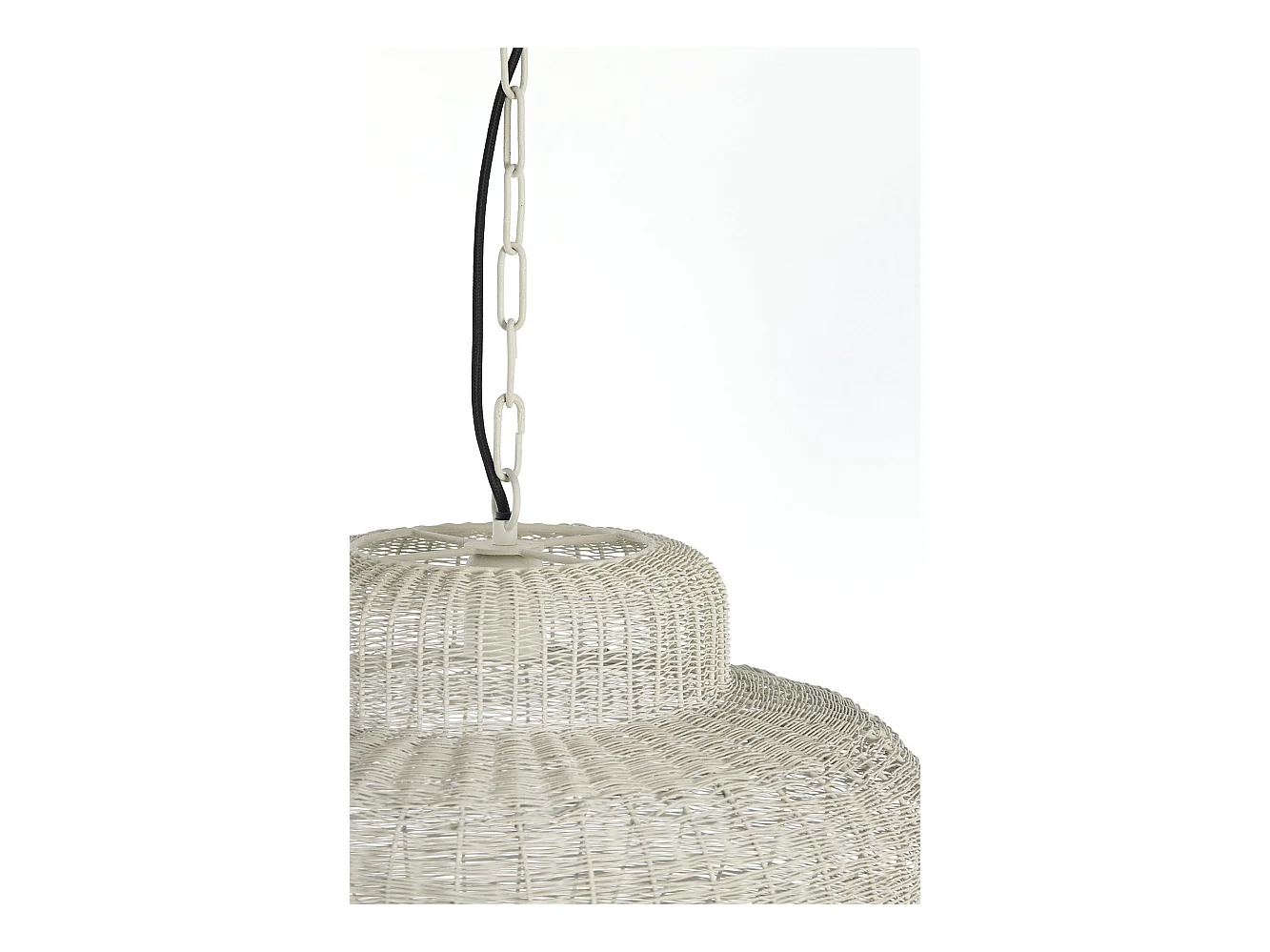 Suspension PIEDRA - Ø47x26cm - Blanc