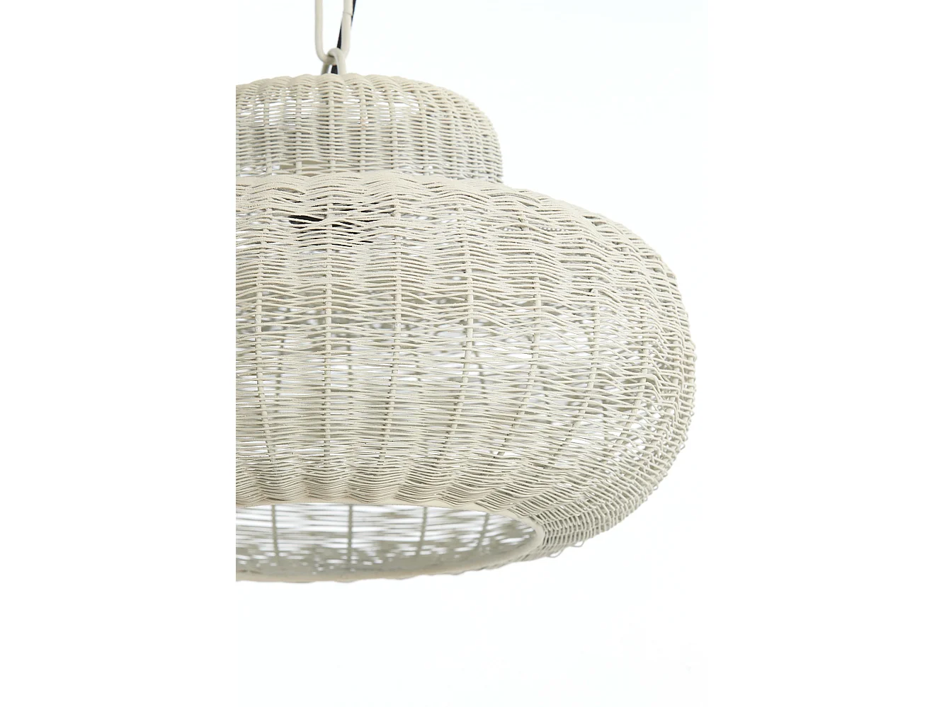 Suspension PIEDRA - Ø47x26cm - Blanc