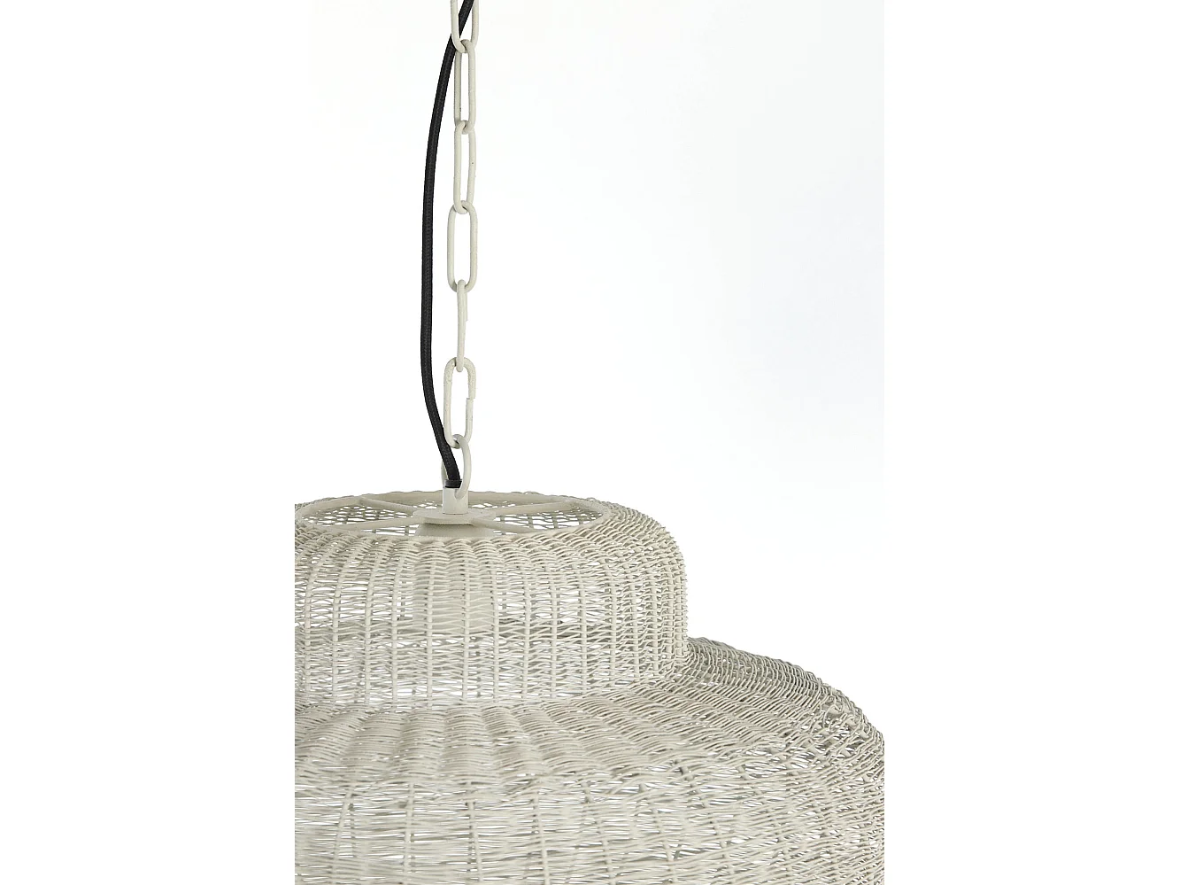 Suspension PIEDRA - Ø47x26cm - Blanc