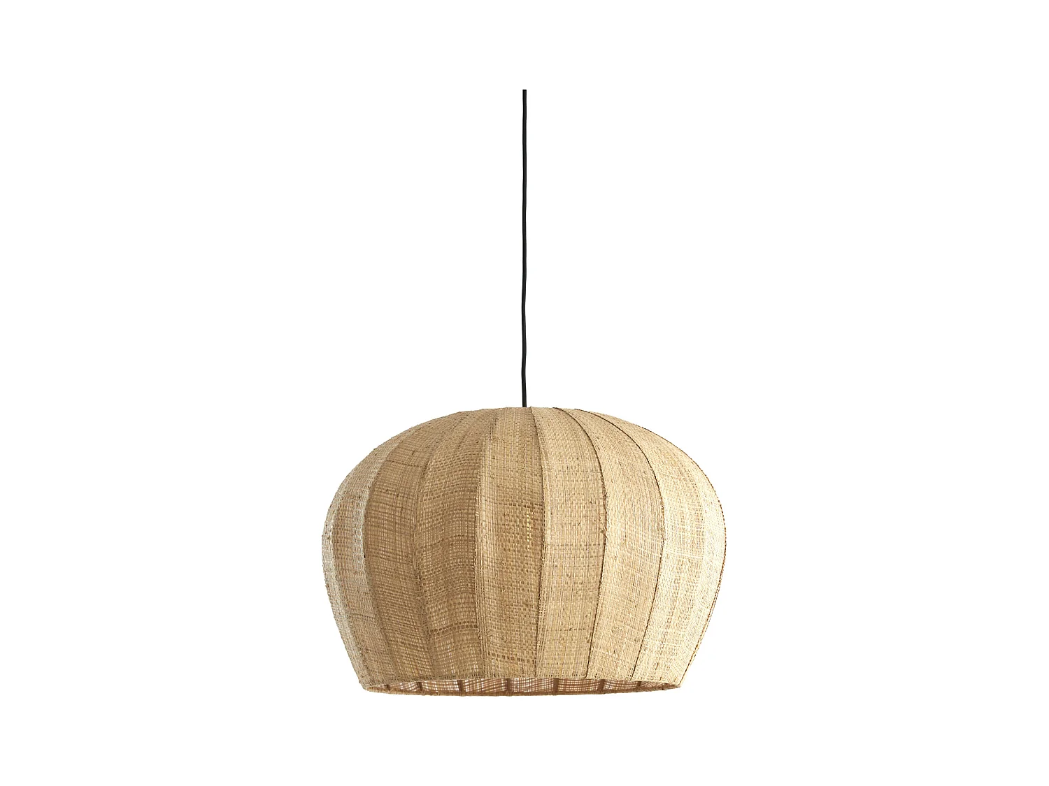 Lampe à suspension RAFAELLA - Ø51x34cm - Marron
