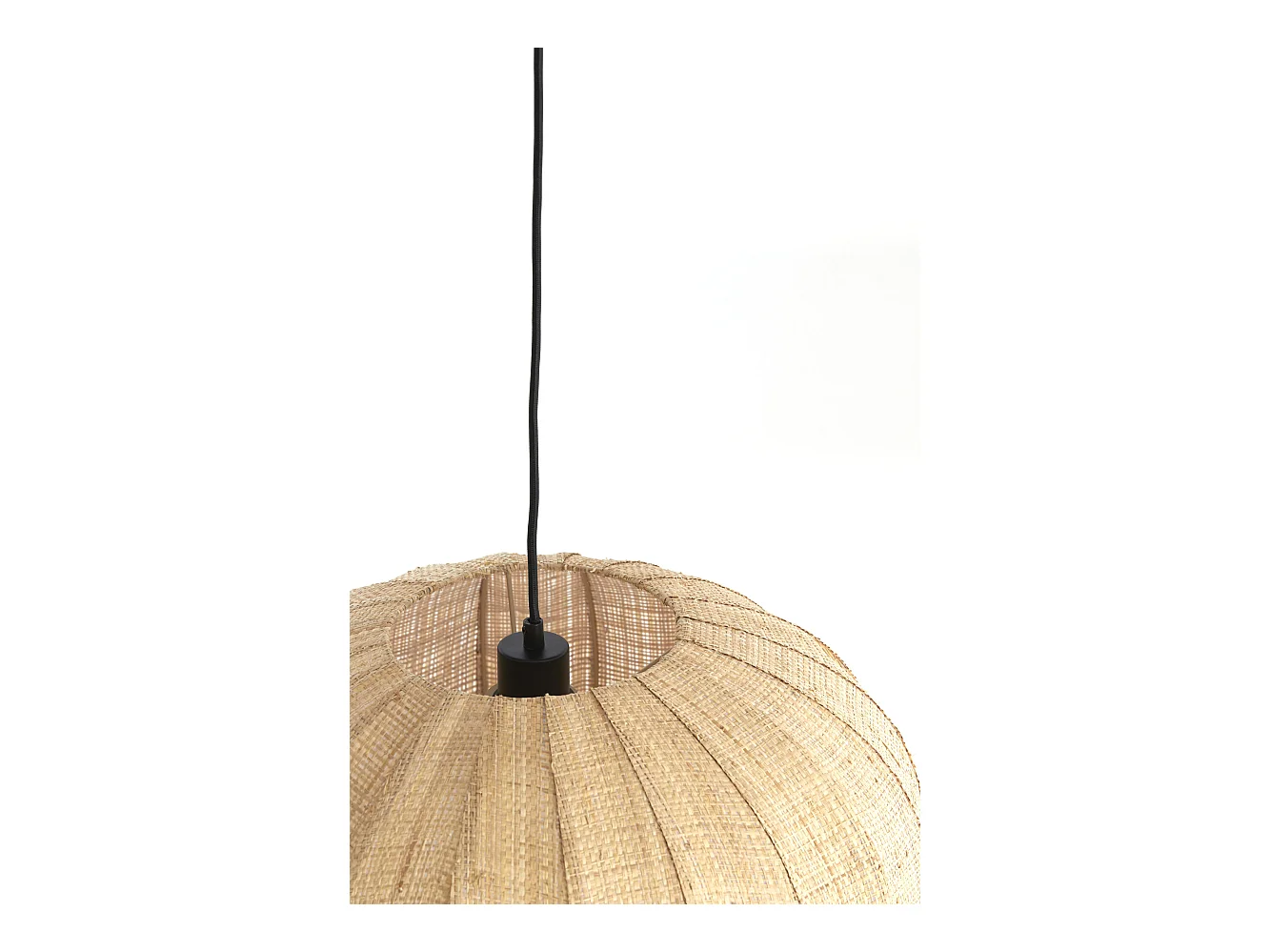 Lampe à suspension RAFAELLA - Ø51x34cm - Marron