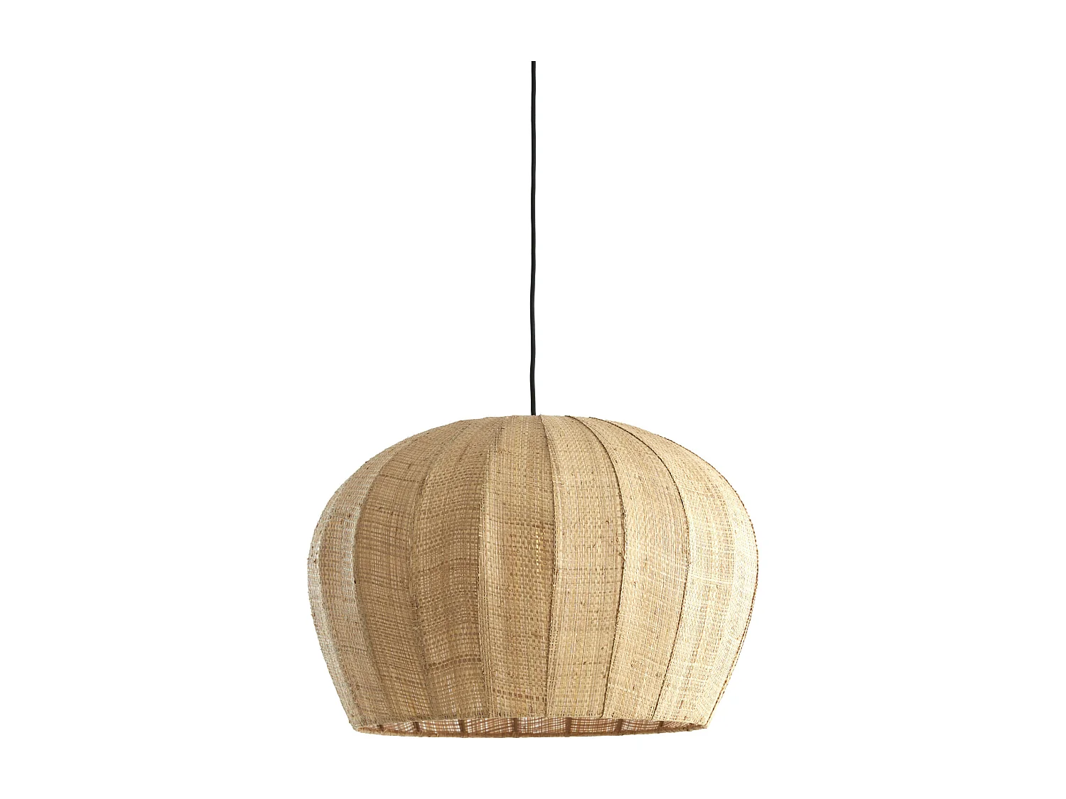 Lampe à suspension RAFAELLA - Ø51x34cm - Marron