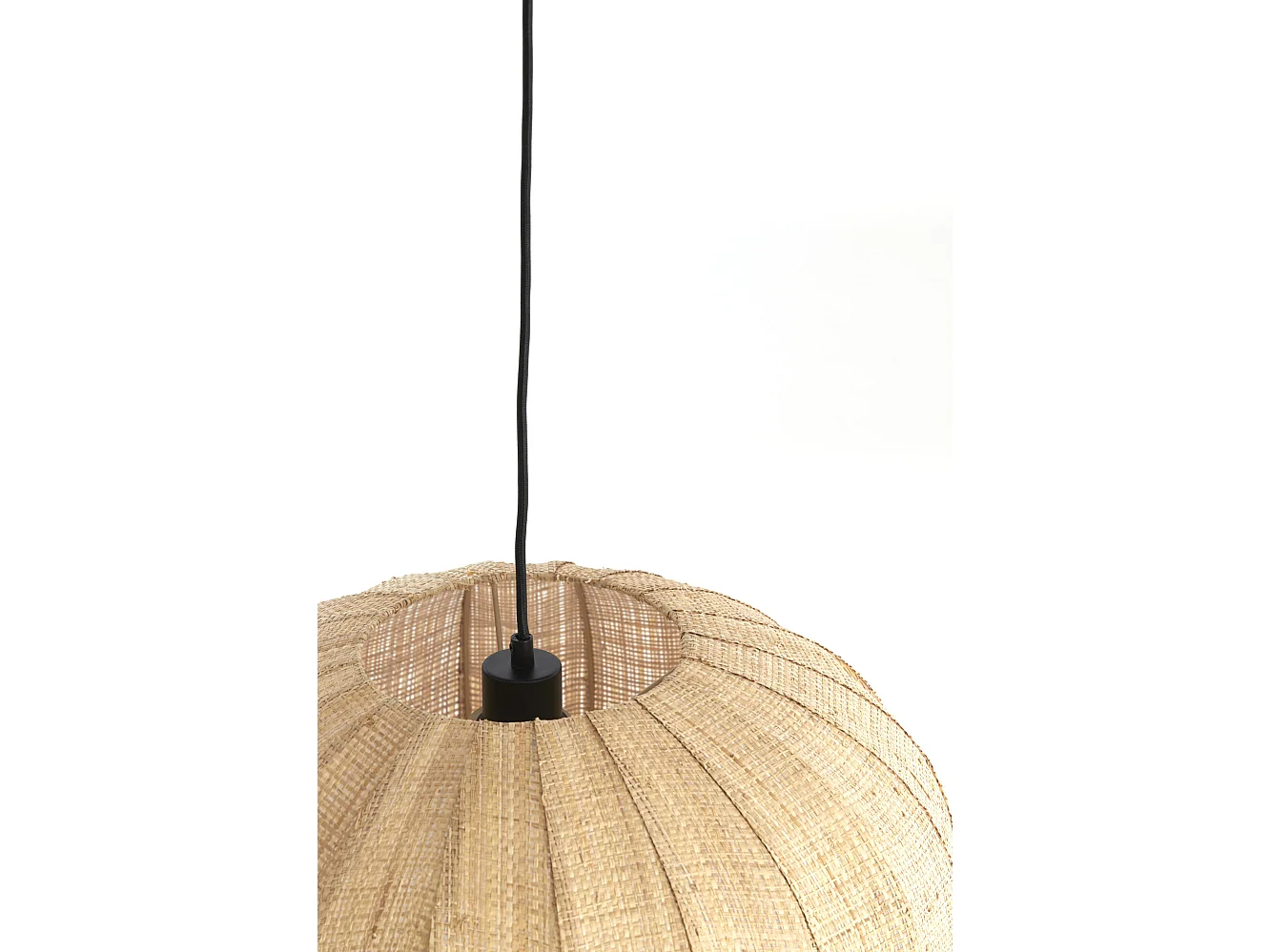 Lampe à suspension RAFAELLA - Ø51x34cm - Marron