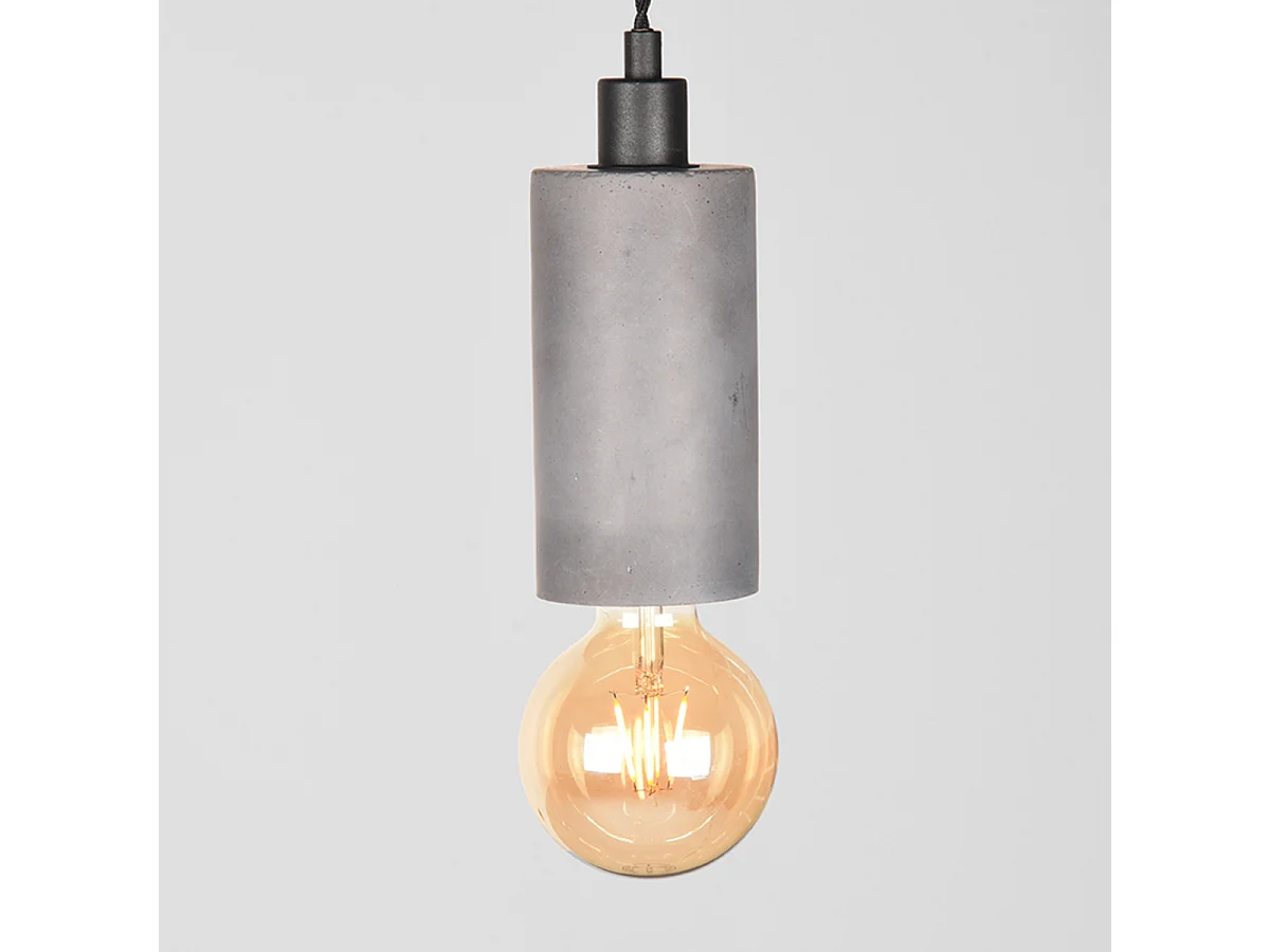 Hanglamp Fresco - Concrete - Beton - 1-Lichts