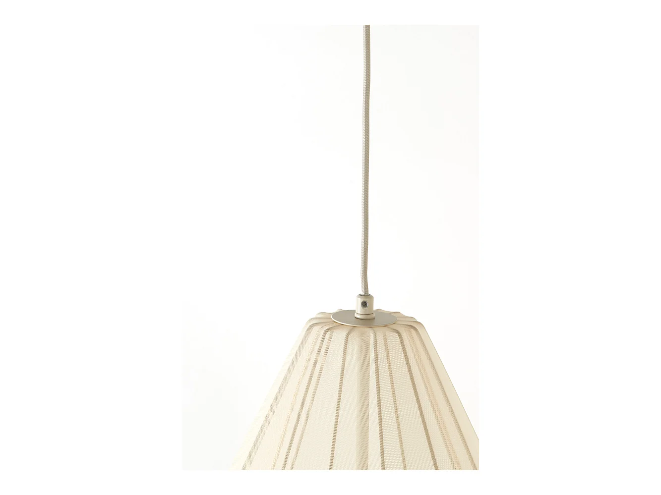 Hanglamp ITELA - Ø38x52.5cm - Bruin