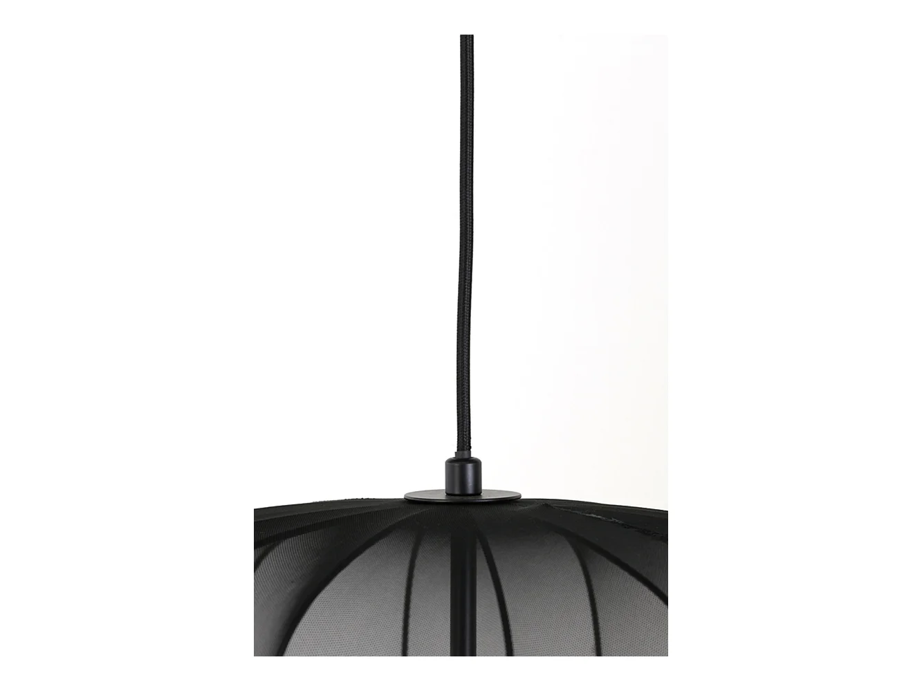 Suspension PLUMERIA - Ø50x37,5cm - Noir