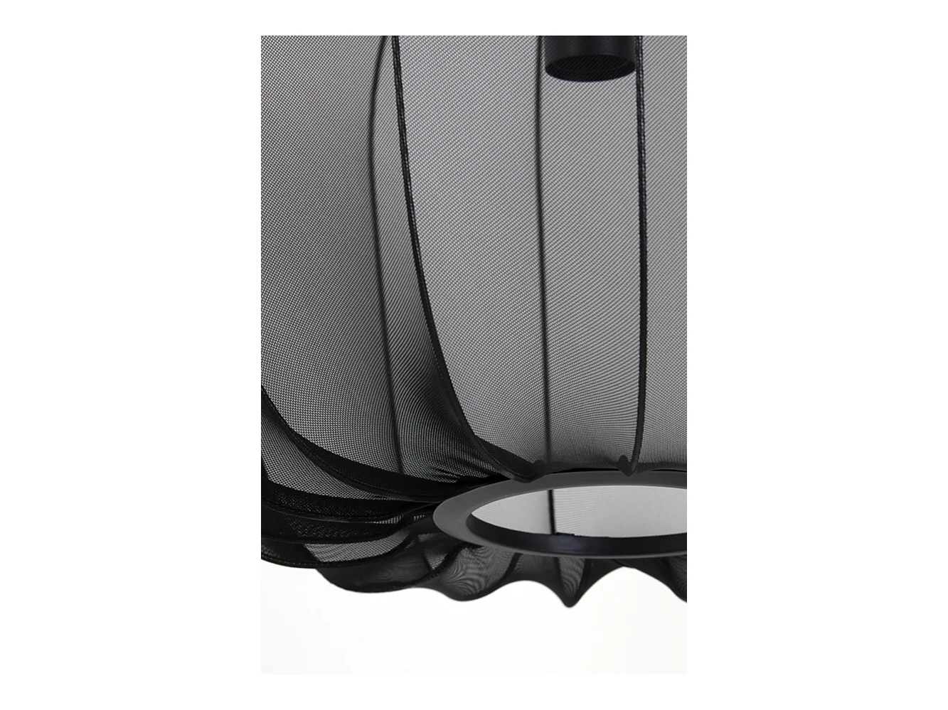 Suspension PLUMERIA - Ø50x37,5cm - Noir