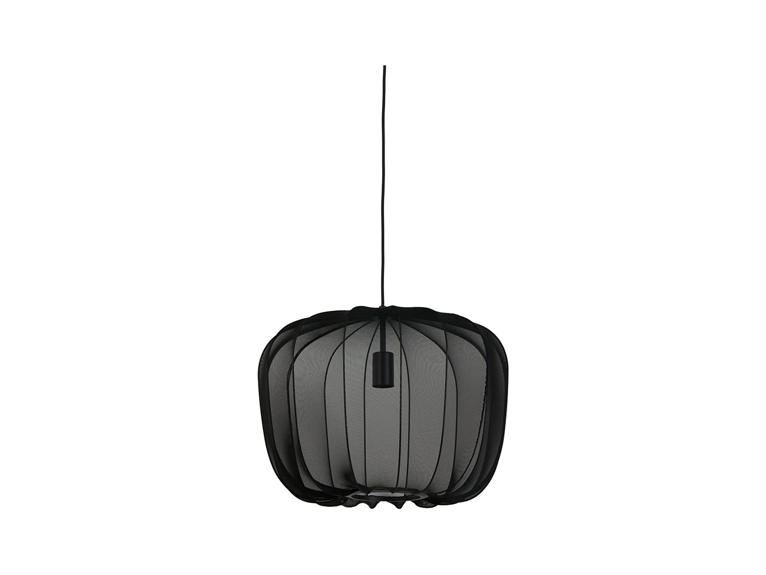 Suspension PLUMERIA - Ø50x37,5cm - Noir