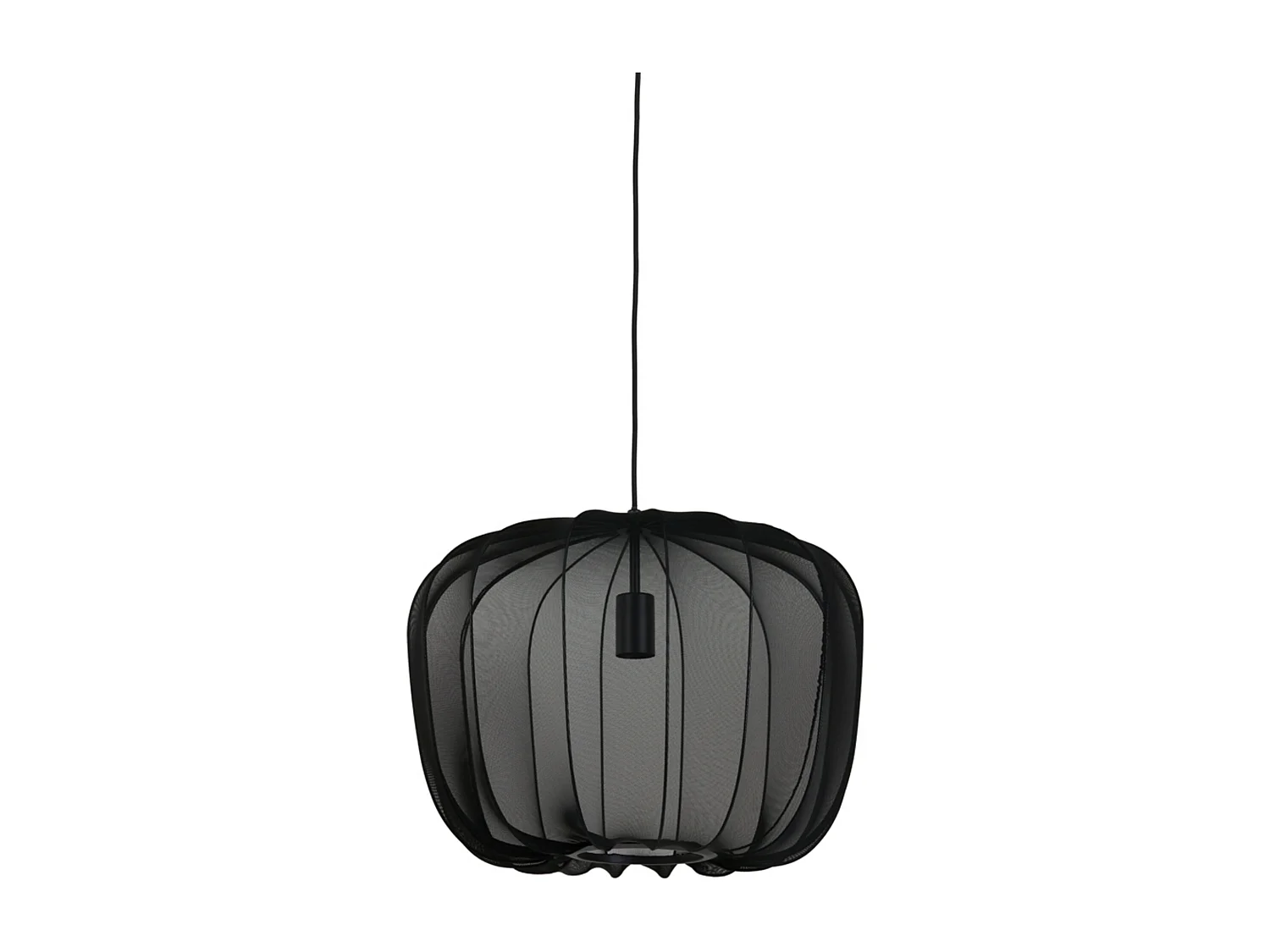 Suspension PLUMERIA - Ø50x37,5cm - Noir