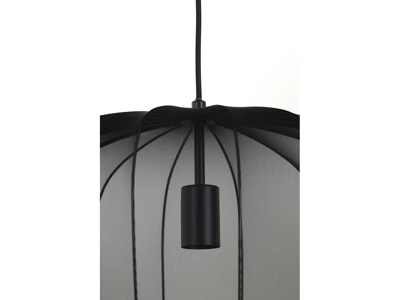 Suspension PLUMERIA - Ø50x37,5cm - Noir