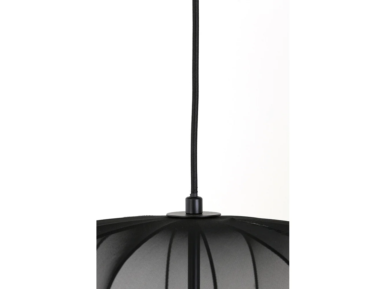 Suspension PLUMERIA - Ø50x37,5cm - Noir