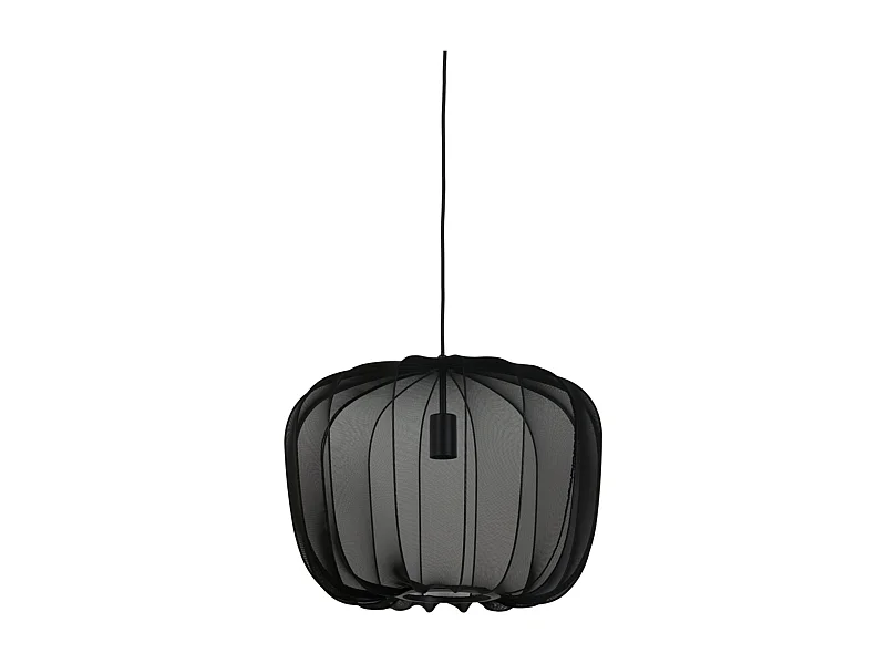 Suspension PLUMERIA - Ø50x37,5cm - Noir