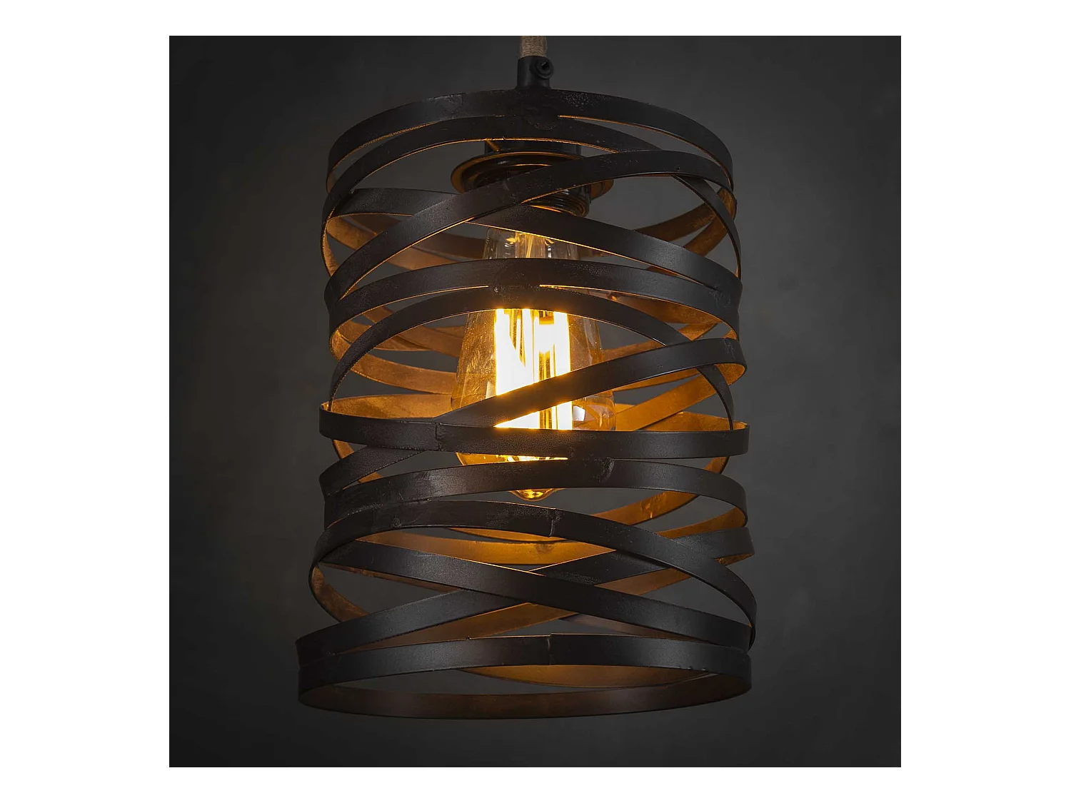 Industriele Hanglamp - 7 Lampen - Twist Wikkel - XL