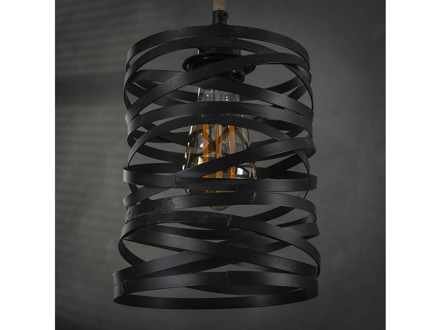 Industriele Hanglamp - 7 Lampen - Twist Wikkel - XL