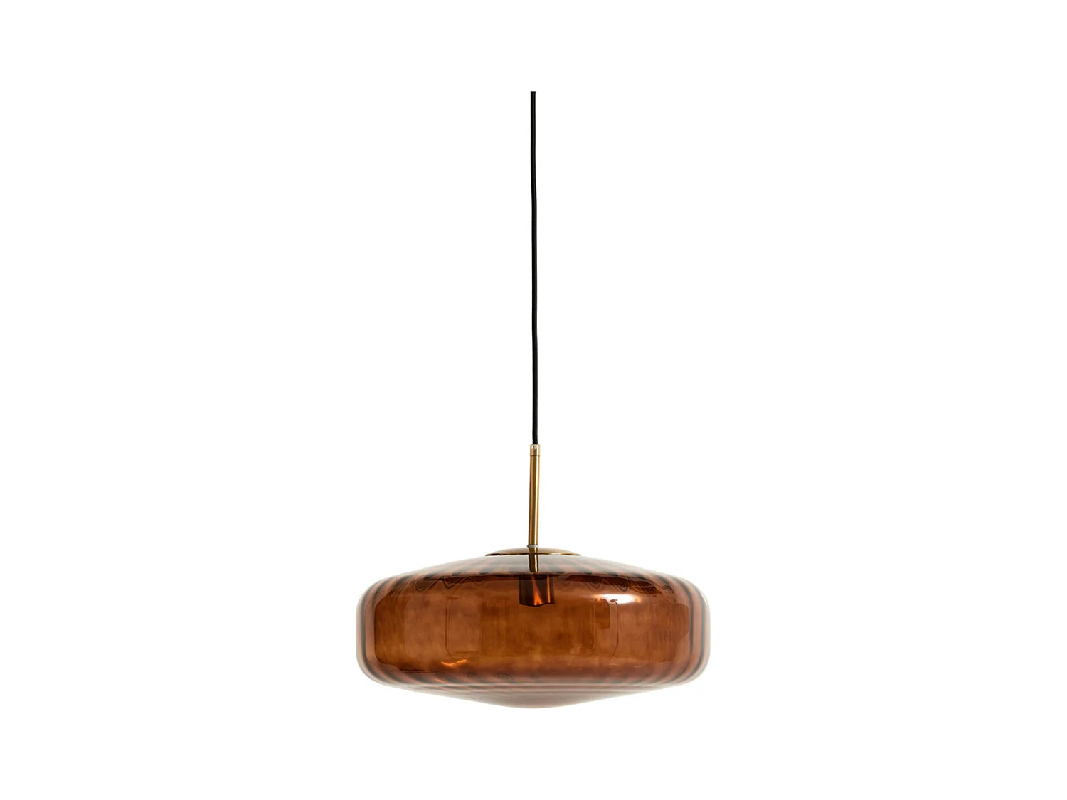 Suspension PLEAT - Ø40x17cm - Marron
