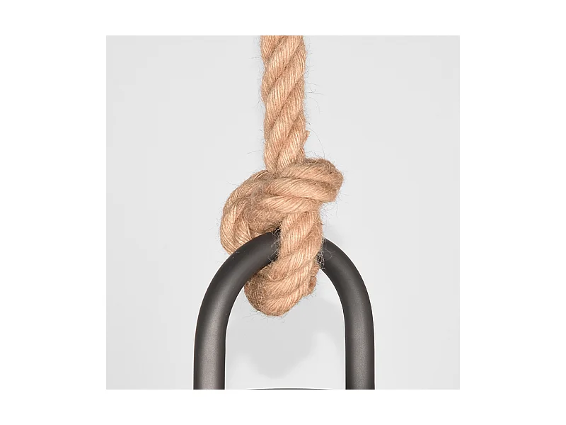 Suspension Panier - Acier Brûlé - Métal - L