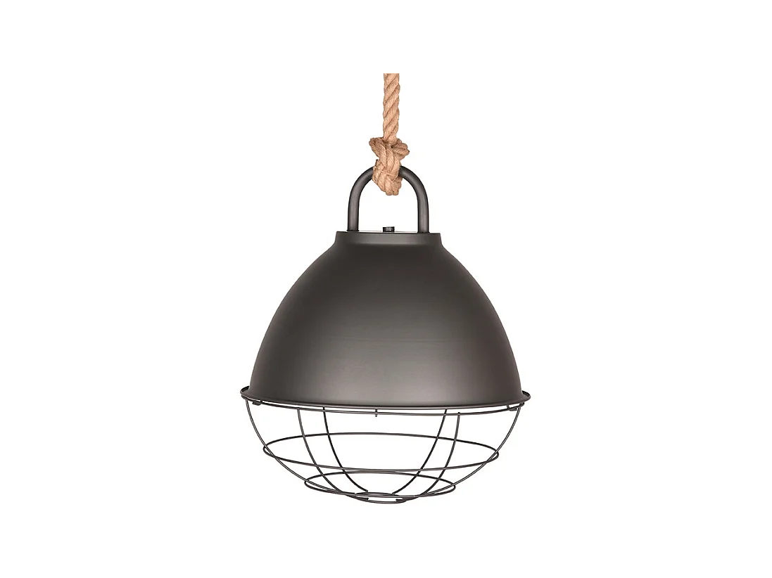 Suspension Panier - Acier Brûlé - Métal - L