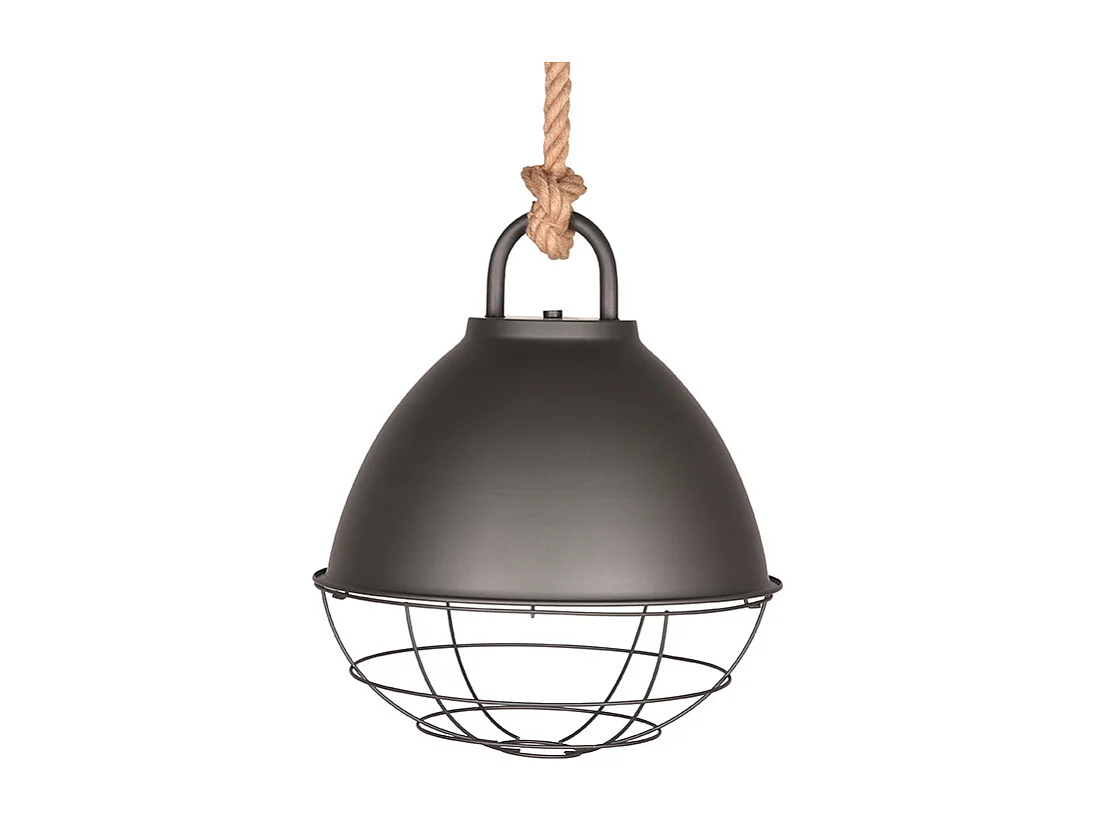 Lámpara colgante Basket - Acero quemado - Metal - L