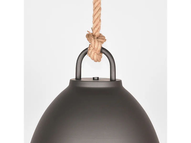 Lámpara colgante Basket - Acero quemado - Metal - L