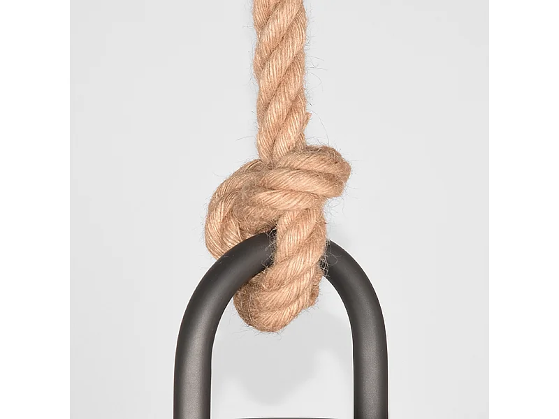 Lámpara colgante Basket - Acero quemado - Metal - L