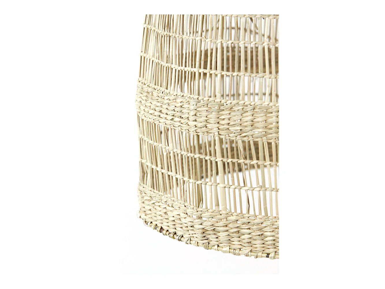 Hängelampe SAGAR - Ø50x57cm - Braun