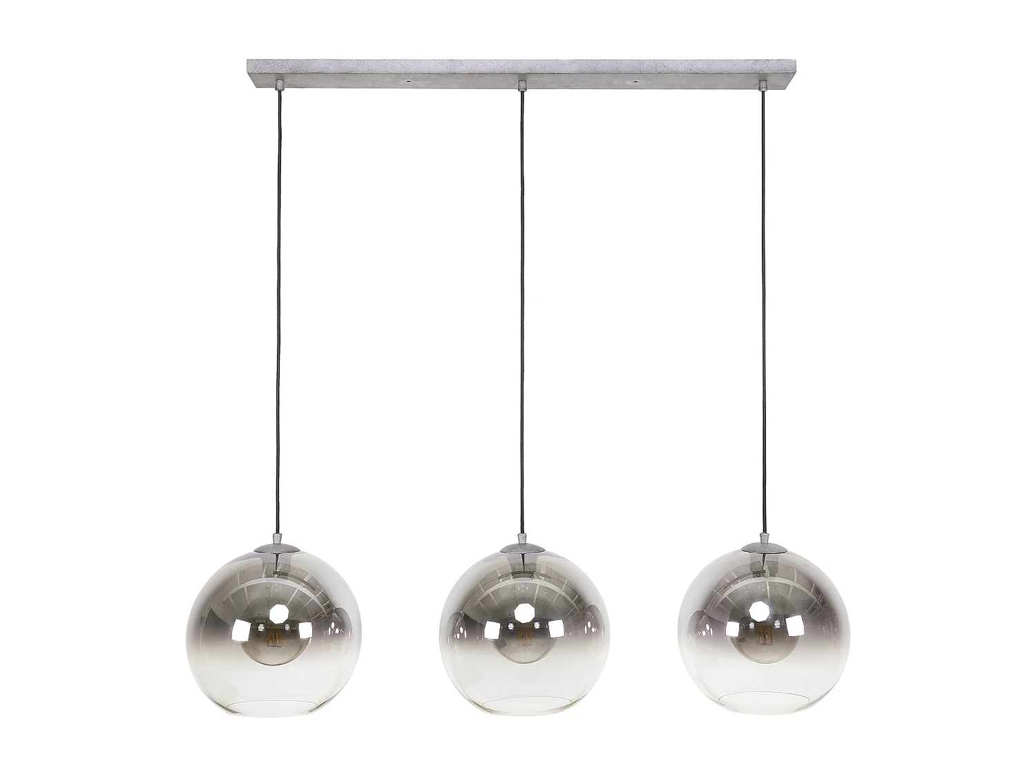 Suspension Bubble Shaded - 3 lampes - Industriel