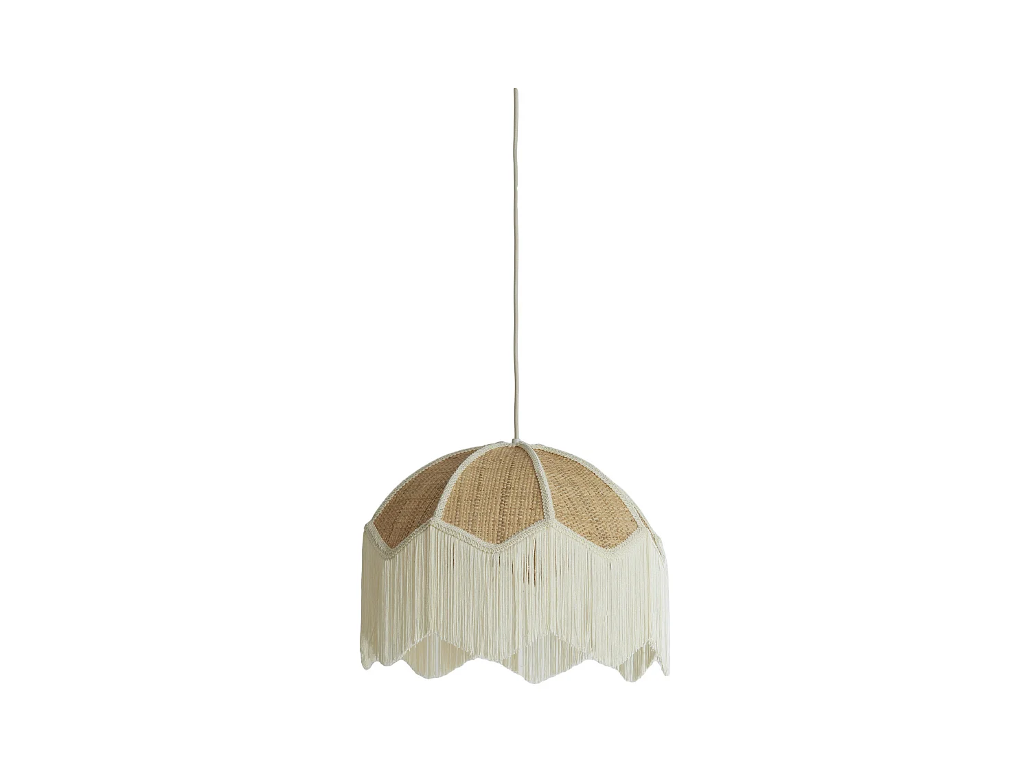 Lampe à suspension MALACIA - Ø40x33cm - Marron