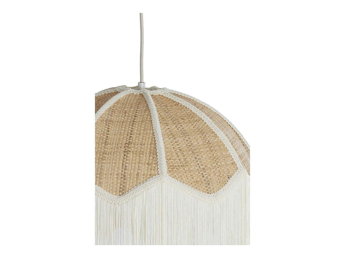 Lampe à suspension MALACIA - Ø40x33cm - Marron
